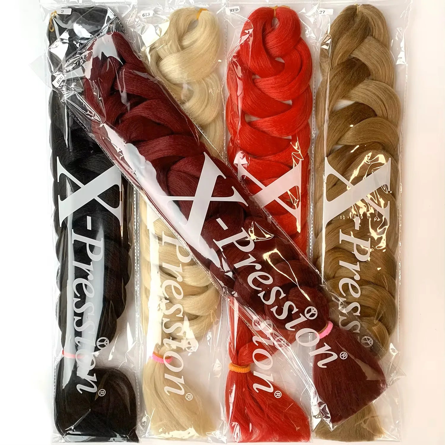 Flätor Hår Virkad Twist 82 Inch 165g Xpression Jumbo Flätning Hår - 24 Timmar Deals