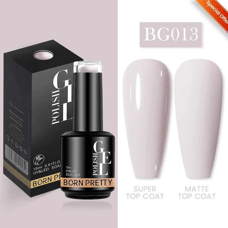 15ml Soak Off UV LED Gel Nail Polish Hybrid Varnish Nail Art Manicure 114 Colors Semi-Permanent Base Top Coat - 24 Timmar Deals