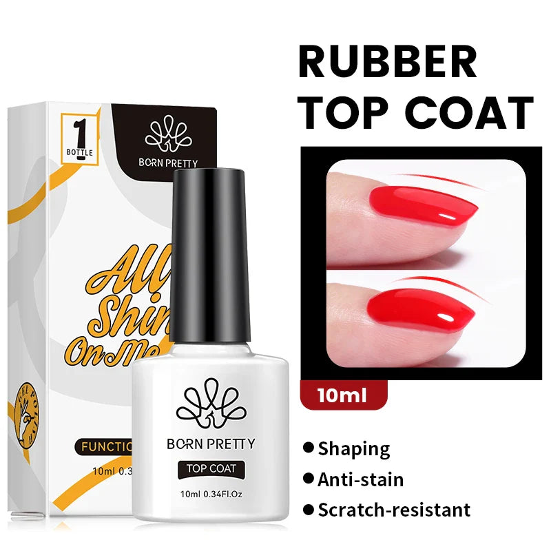 BORN PRETTY 1PC Black White Red Color Collection Nail Gel Polish 10ml Varnis Semi-permanent Soak Off UV LED Gel for Manicure - 24 Timmar Deals