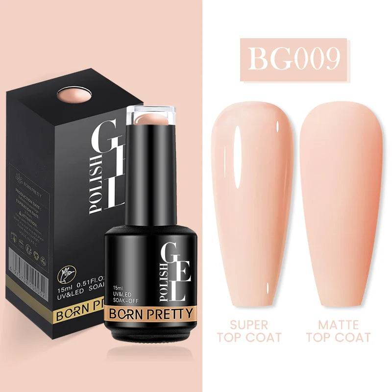 15ml Soak Off UV LED Gel Nail Polish Hybrid Varnish Nail Art Manicure 114 Colors Semi-Permanent Base Top Coat - 24 Timmar Deals