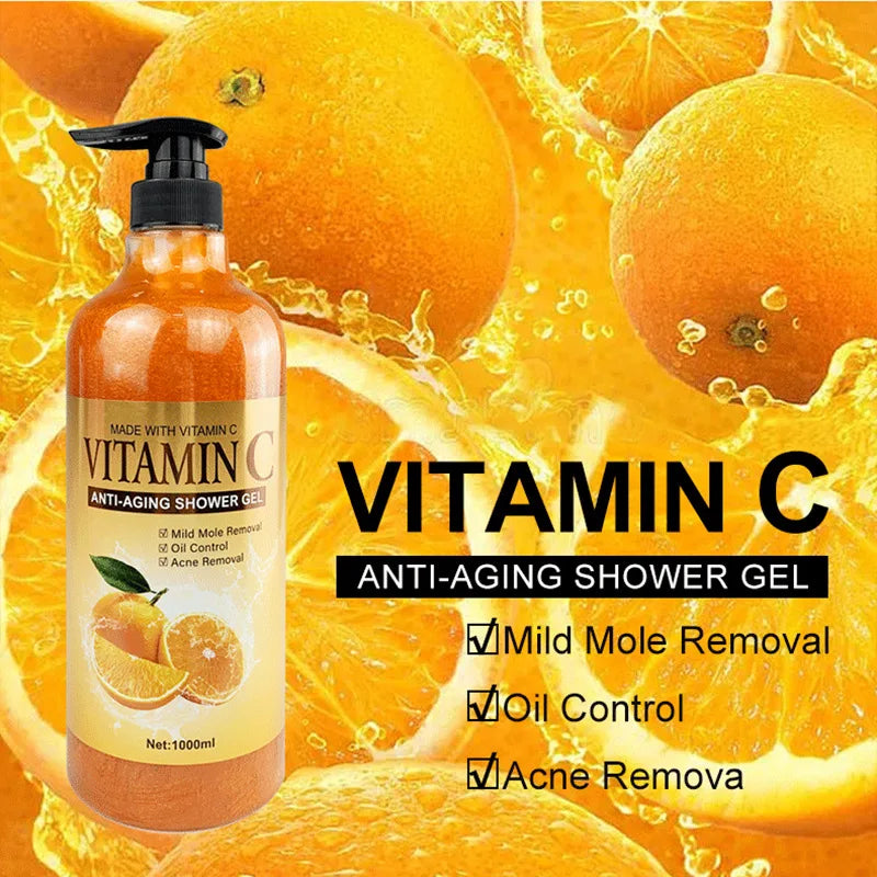 1000ml Vitamin C, AHA and Arbutin Body Wash - 24 Timmar Deals
