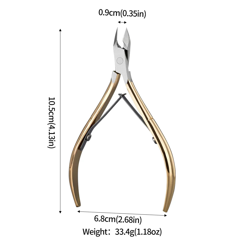 Nail Cutter Nipper Rostfritt stål Dead Skin Remover Tool - 24 Timmar Deals