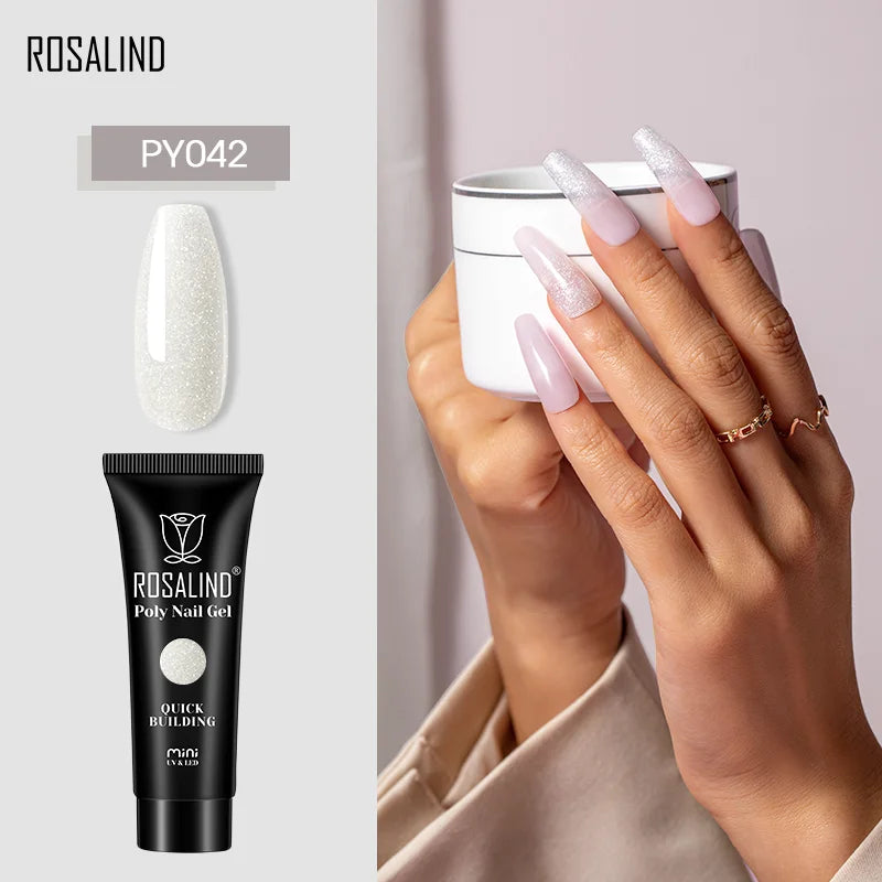 Jelly Poly Nail Gel Snabbförlängning av Crystal Gel Akryl Flytande Nail Art Hybridlack UV/LED - 24 Timmar Deals