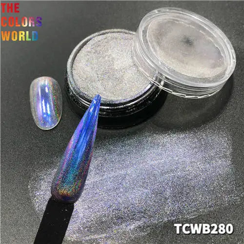 TCT-752 Holographic Mirror Chameleons Resin Pigment Glitter - 24 Timmar Deals