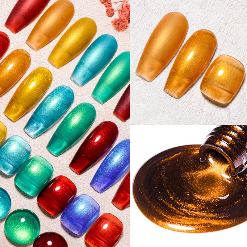 Metalic, Pastell, Glitter Gellack 6ml, 63 olika färger - 24 Timmar Deals