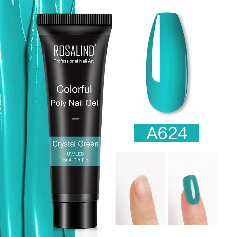 15 ml Poly Nagelgel härdad med UV/LED-lampa - 24 Timmar Deals