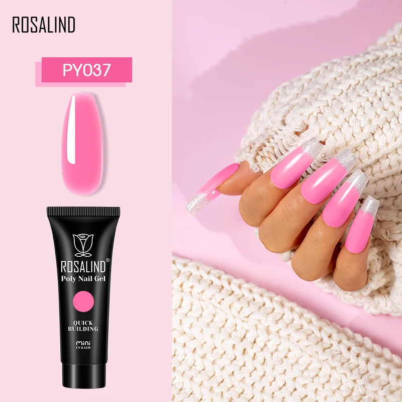 Jelly Poly Nail Gel Snabbförlängning av Crystal Gel Akryl Flytande Nail Art Hybridlack UV/LED - 24 Timmar Deals