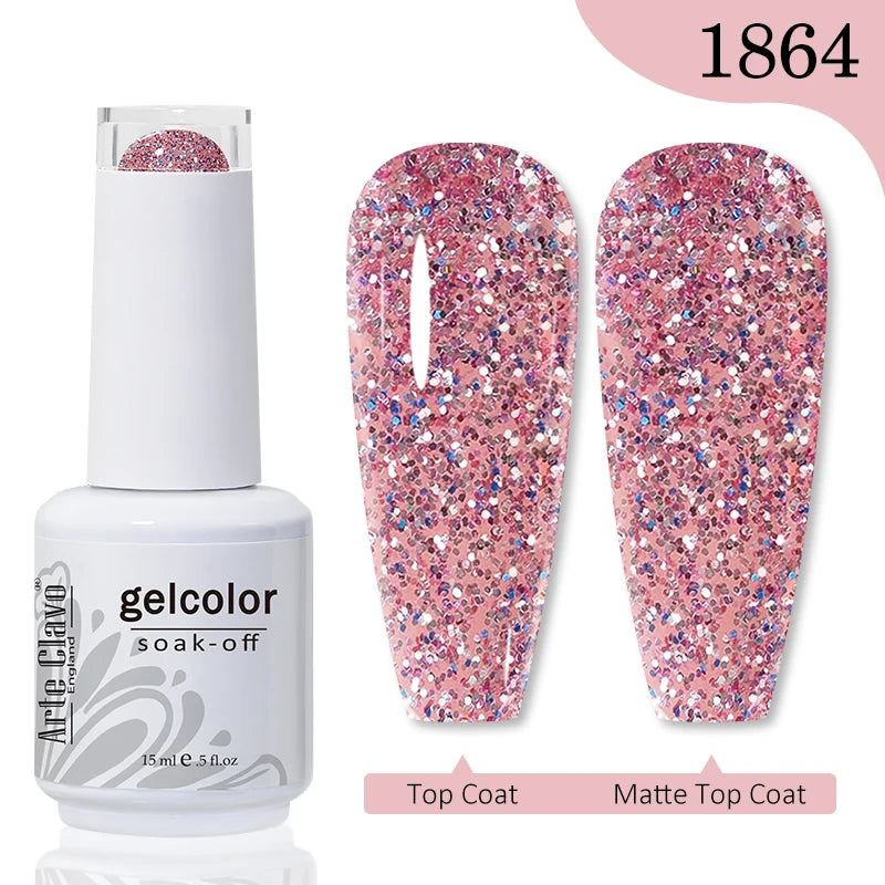 Pink Series Gellack 15ml Soak Off UV LED - 24 Timmar Deals
