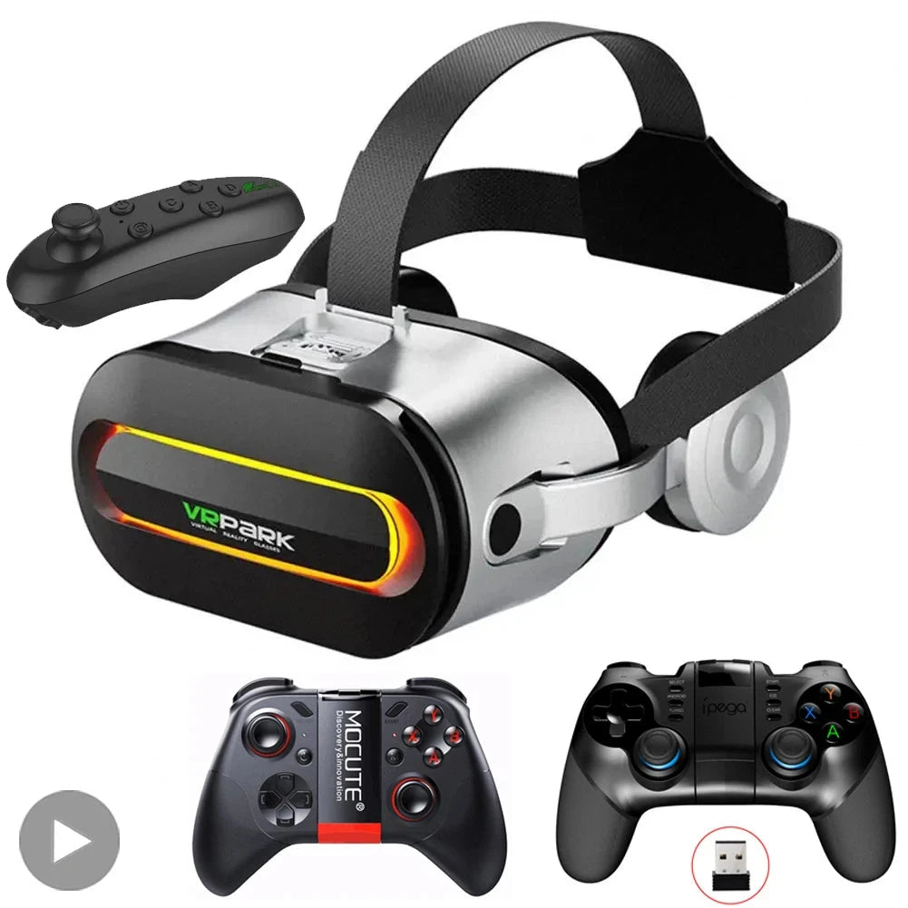 3D VR Glasögon Headset Bluetooth-enheter