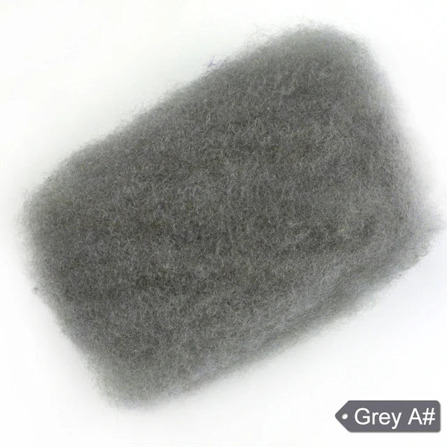 Remy Hair Afro kinky bulk människohår för flätning 1 bunt 50 g/st Naturliga färgflätor - 24 Timmar Deals