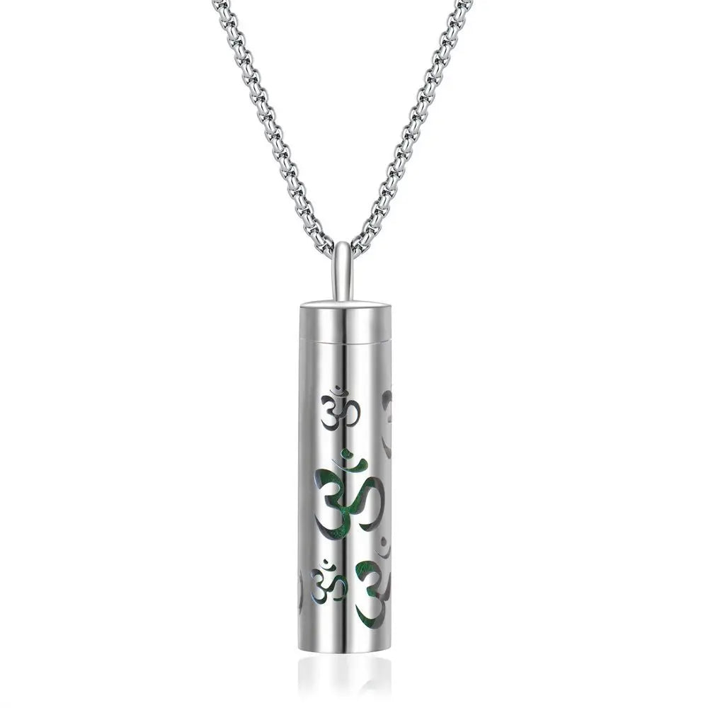 Aromaterapi Halsband Diffuser hänge 316L medaljong i rostfritt stål - 24 Timmar Deals