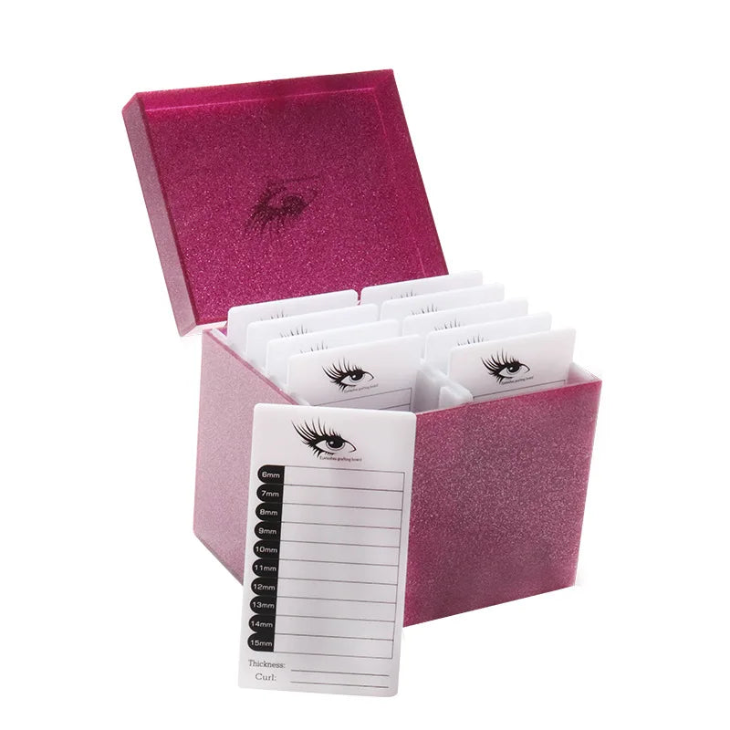 10/5 lager lösögonfransförvaringslåda Akryl Makeup Organizer - 24 Timmar Deals