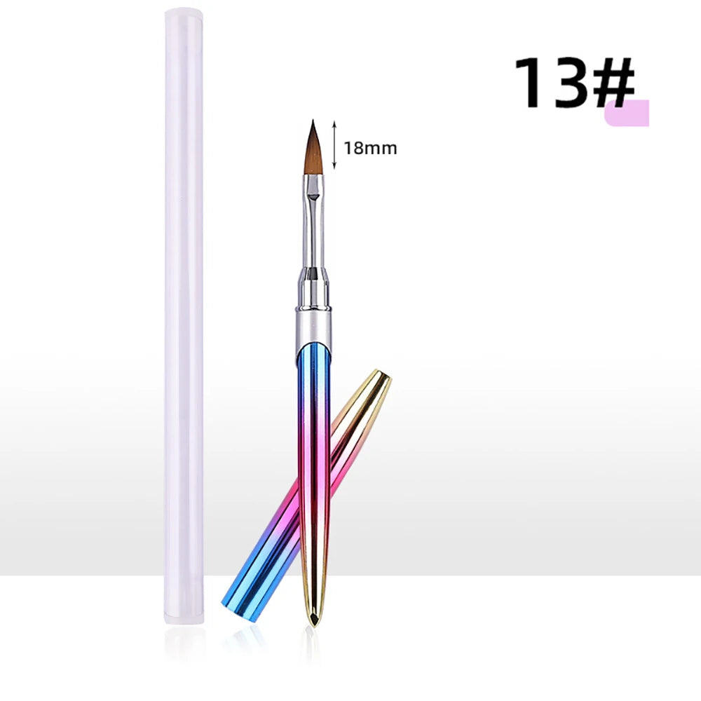 1 ST Nail Art Pensel, Akryl UV Gel Extension rush, Målning Ritning Pensel Liner - 24 Timmar Deals