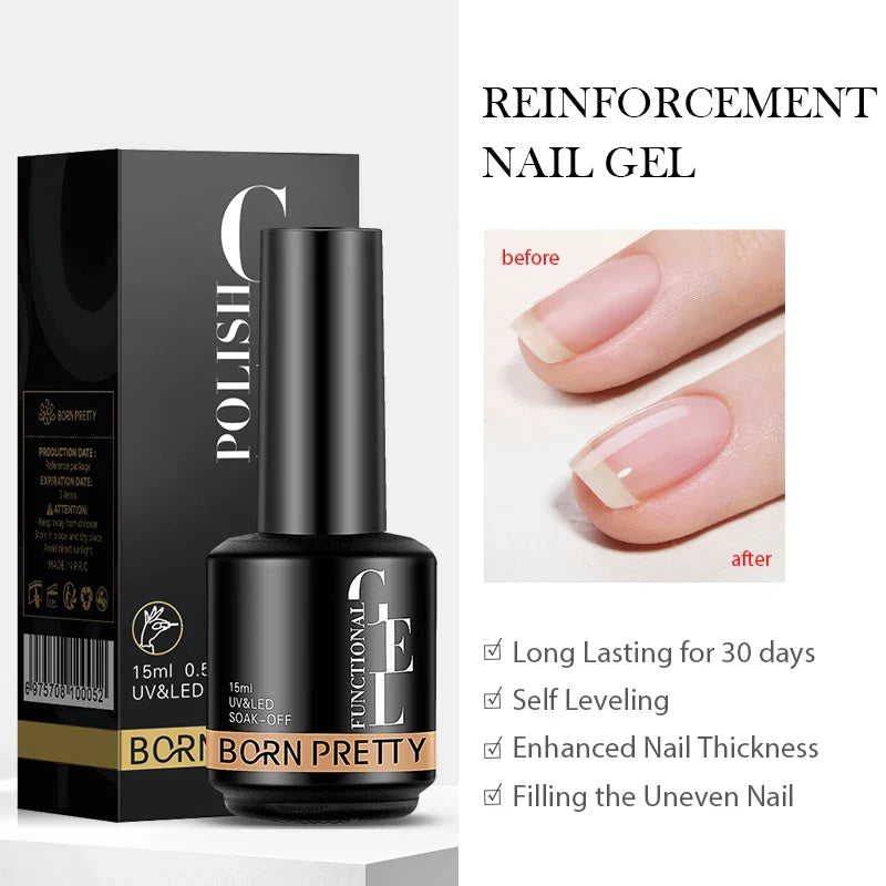 15ml Soak Off UV LED Gel Nail Polish Hybrid Varnish Nail Art Manicure 114 Colors Semi-Permanent Base Top Coat - 24 Timmar Deals