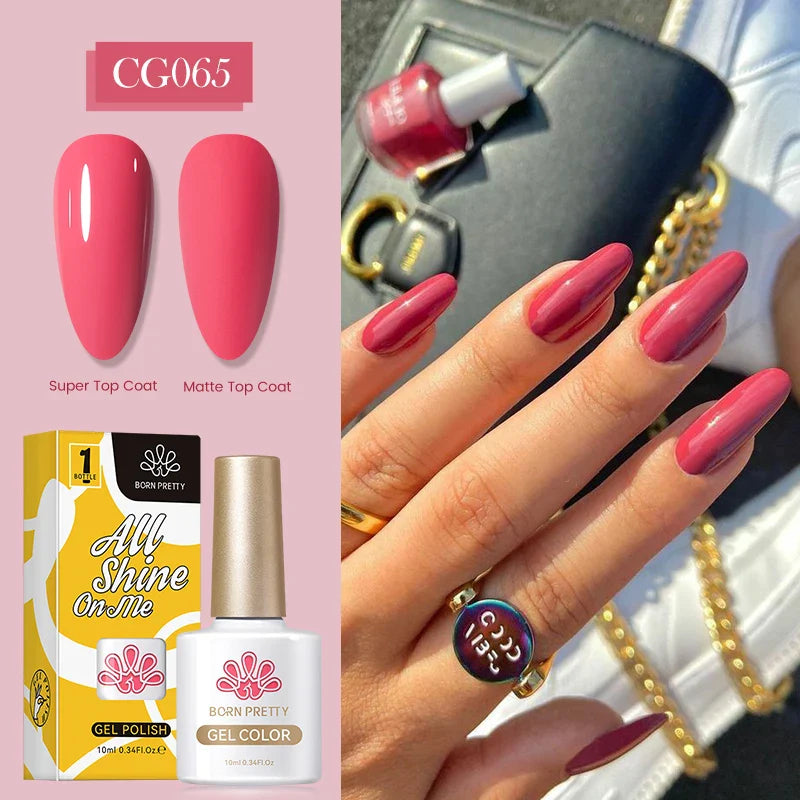 10ml Nagellack 130 Färger Nude Lila Röd UV LED Soak Off UV Gel Semi Permanent Gel Lack - 24 Timmar Deals