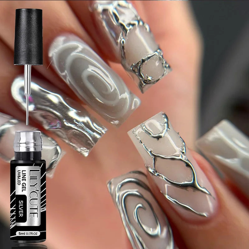 5ml Liner Gel Polish Painting Stripe pensel - 24 Timmar Deals