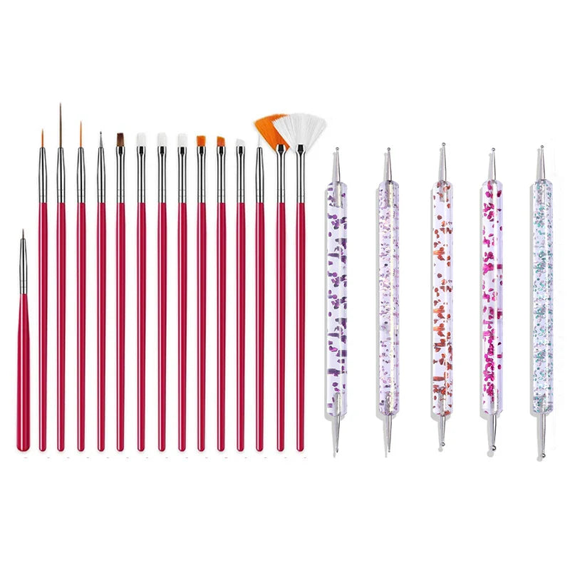 Nail Art Brush Ta bort Nail Dust Brush Akryl UV Gel Borstar - 24 Timmar Deals