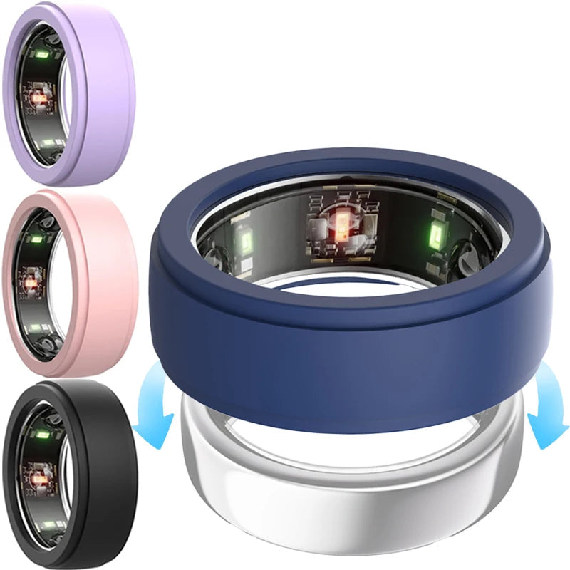 Silicone Case for Samsung Galaxy Ring/Oura Ring Gen3 Anti-Scratch Protective Cover Protector Shell For Galaxy Smart Ring Covers - 24 Timmar Deals