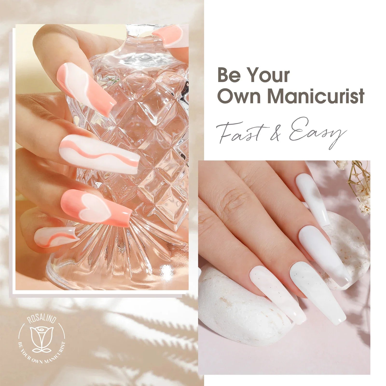 Poly Gel Akryl Extension Crystal Nail Art Hybrid Lack Slip Solution Poly Nagellack Semi Permanent 15/30ml - 24 Timmar Deals