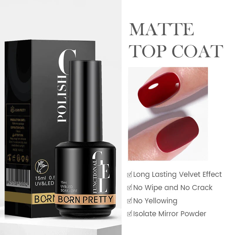 15ml Soak Off UV LED Gel Nail Polish Hybrid Varnish Nail Art Manicure 114 Colors Semi-Permanent Base Top Coat - 24 Timmar Deals