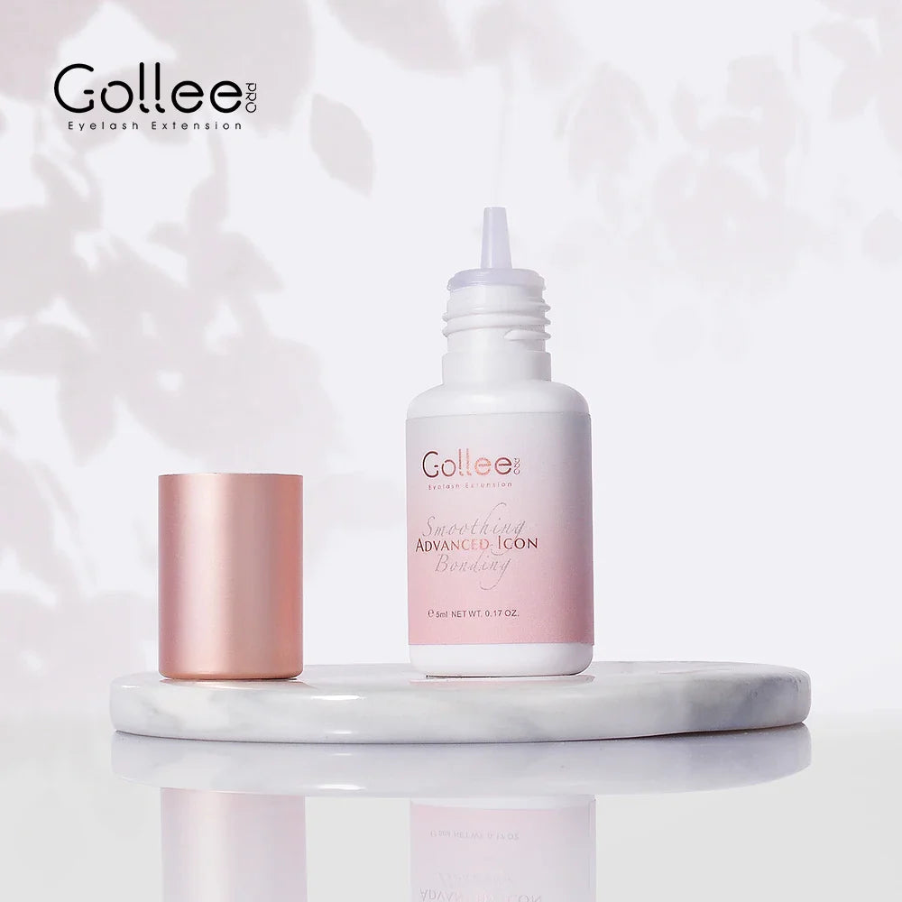 Pink Adhesive Gollee Eyelash Extension Glue 5ml Lashes Adhesive For Volume lashes Individual lashes Wholesale Price Own logo - 24 Timmar Deals