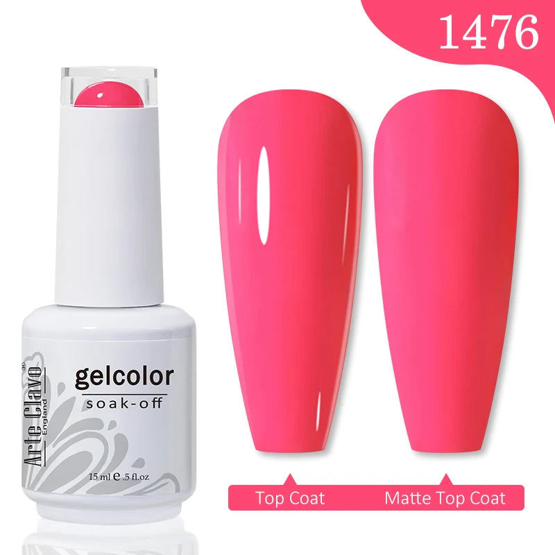 Pink Series Gellack 15ml Soak Off UV LED - 24 Timmar Deals
