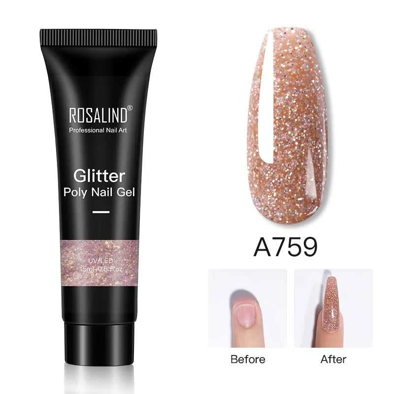 12/15/30/60 ml  Polygel för Nagelförlängning - 24 Timmar Deals