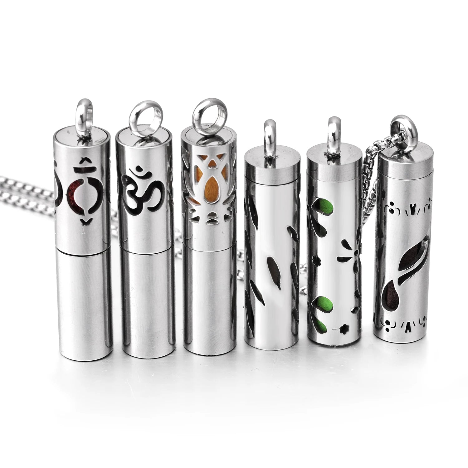 Aromaterapi Halsband Diffuser hänge 316L medaljong i rostfritt stål - 24 Timmar Deals