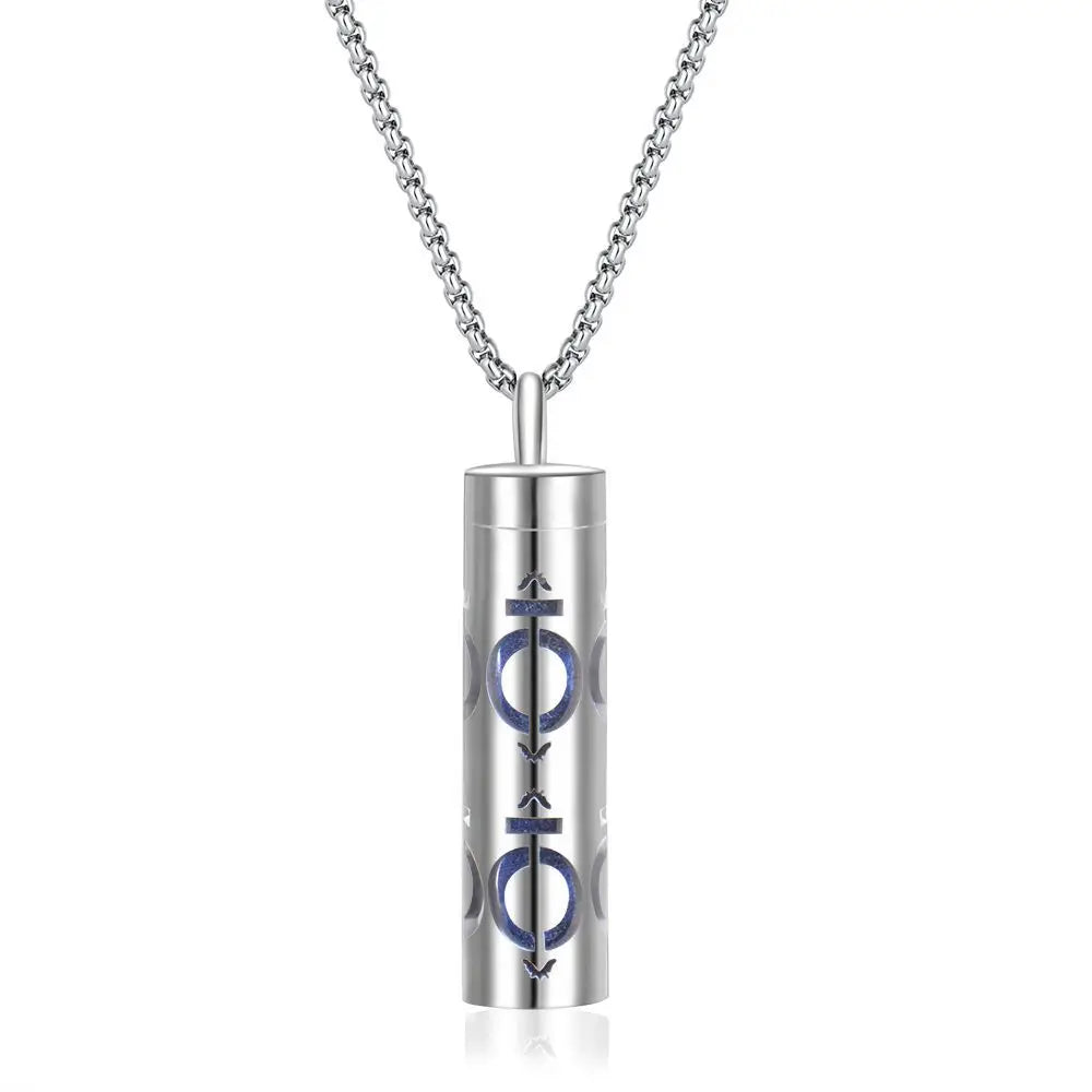 Aromaterapi Halsband Diffuser hänge 316L medaljong i rostfritt stål - 24 Timmar Deals