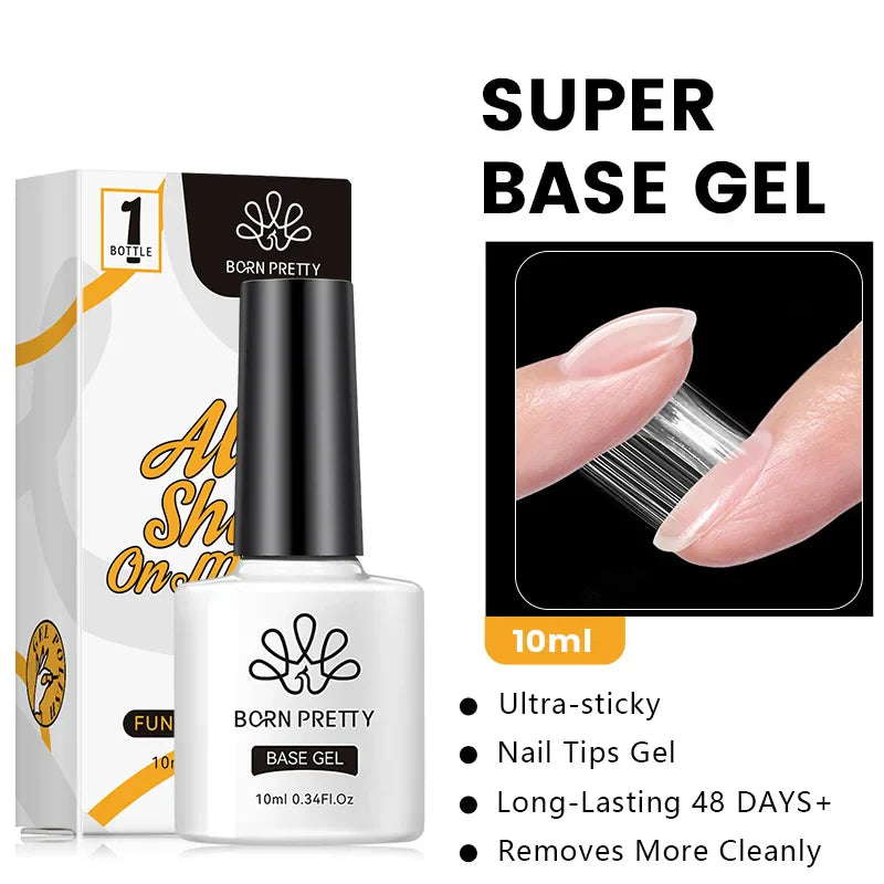 BORN PRETTY 1PC Black White Red Color Collection Nail Gel Polish 10ml Varnis Semi-permanent Soak Off UV LED Gel for Manicure - 24 Timmar Deals