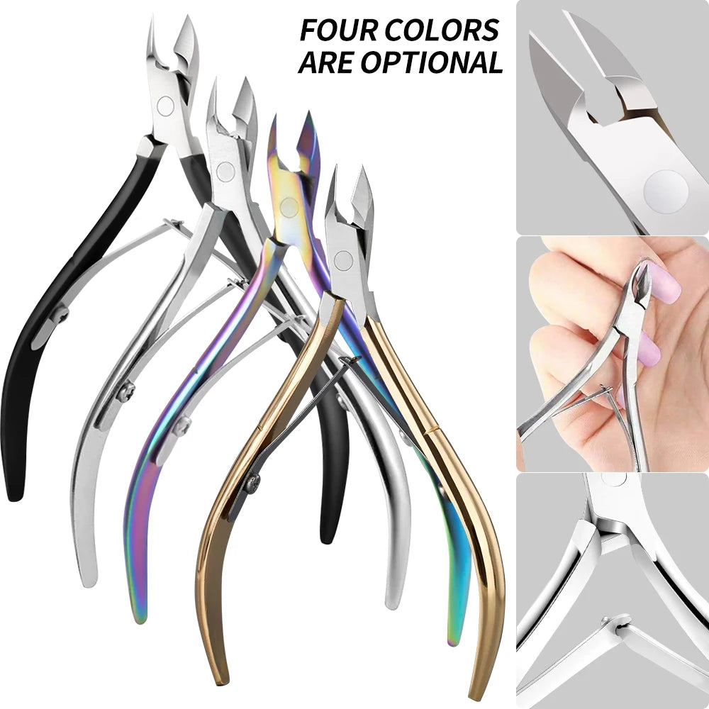 Nail Cutter Nipper Rostfritt stål Dead Skin Remover Tool - 24 Timmar Deals