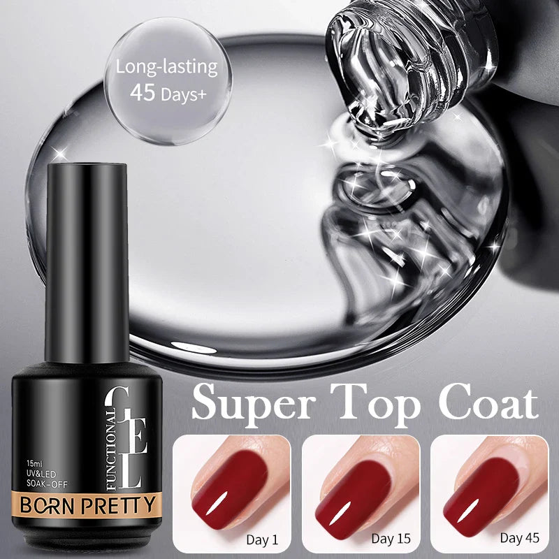 15ml Soak Off UV LED Gel Nail Polish Hybrid Varnish Nail Art Manicure 114 Colors Semi-Permanent Base Top Coat - 24 Timmar Deals