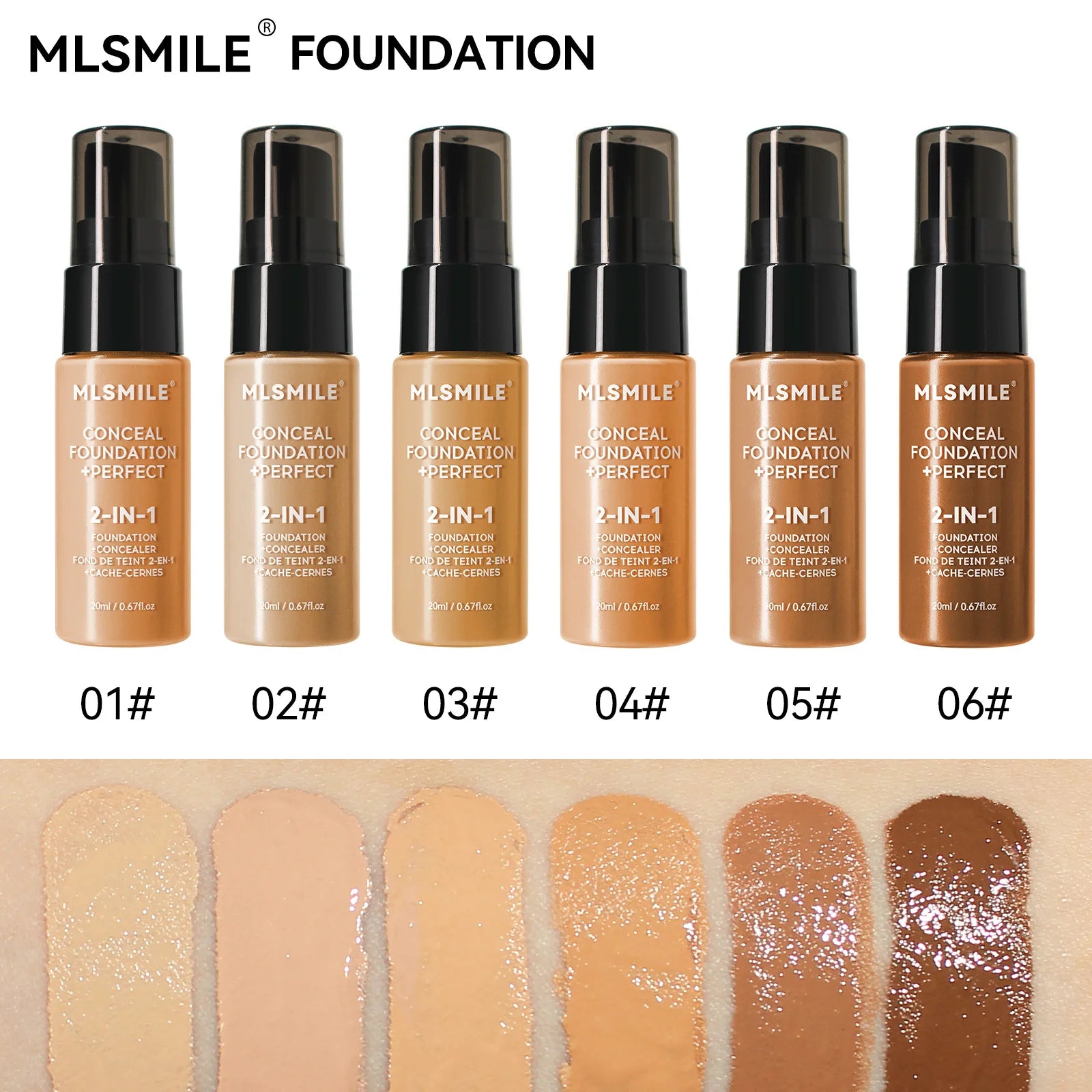 Vattenfast Concealer Matt Foundation BB Cream Oil Control Foundation - 24 Timmar Deals
