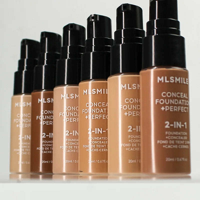 Vattenfast Concealer Matt Foundation BB Cream Oil Control Foundation - 24 Timmar Deals