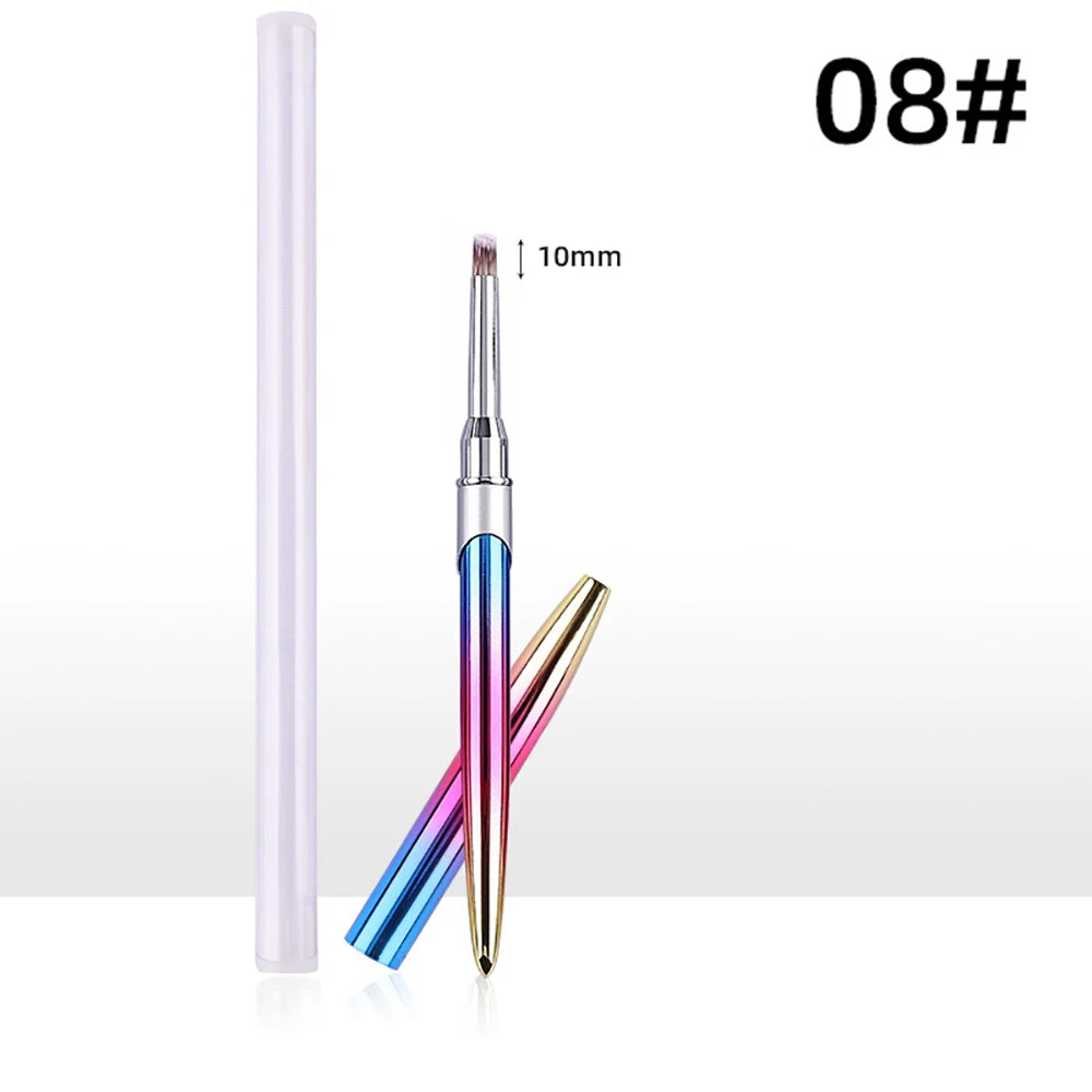 1 ST Nail Art Pensel, Akryl UV Gel Extension rush, Målning Ritning Pensel Liner - 24 Timmar Deals