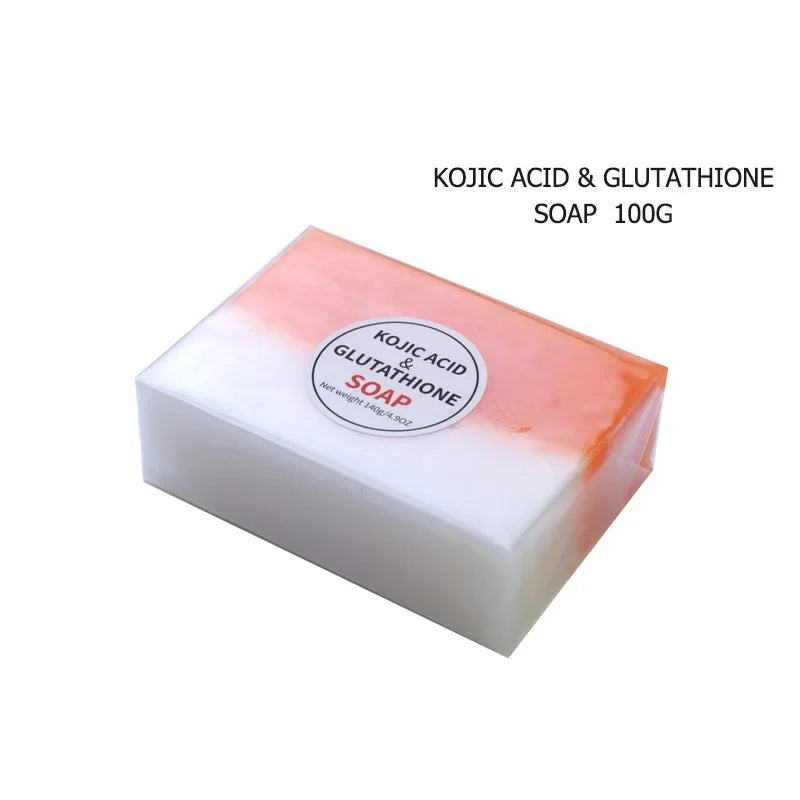 Kojic Acid Soap 3pcs Pack  Dark Black Skin Lightening Soap Hand Made Glutathione Soap Skin Bleaching & Brightening - 24 Timmar Deals