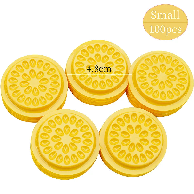 20/100 st Ögonfranslim Stativhållare Självhäftande Pall Plastpackning Ögonfransar Limkuddar Sminkverktyg - 24 Timmar Deals