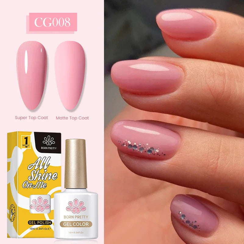 10ml Nagellack 130 Färger Nude Lila Röd UV LED Soak Off UV Gel Semi Permanent Gel Lack - 24 Timmar Deals