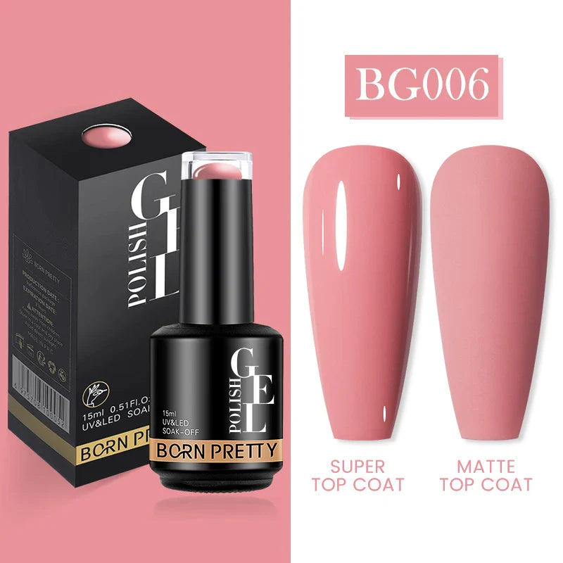 15ml Soak Off UV LED Gel Nail Polish Hybrid Varnish Nail Art Manicure 114 Colors Semi-Permanent Base Top Coat - 24 Timmar Deals