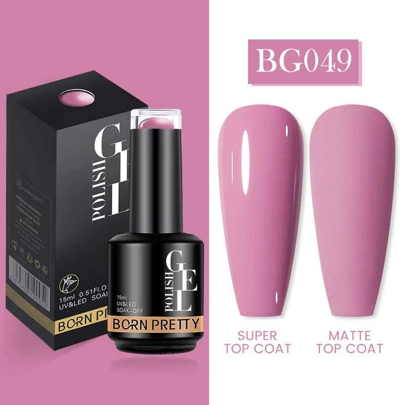 15ml Soak Off UV LED Gel Nail Polish Hybrid Varnish Nail Art Manicure 114 Colors Semi-Permanent Base Top Coat - 24 Timmar Deals