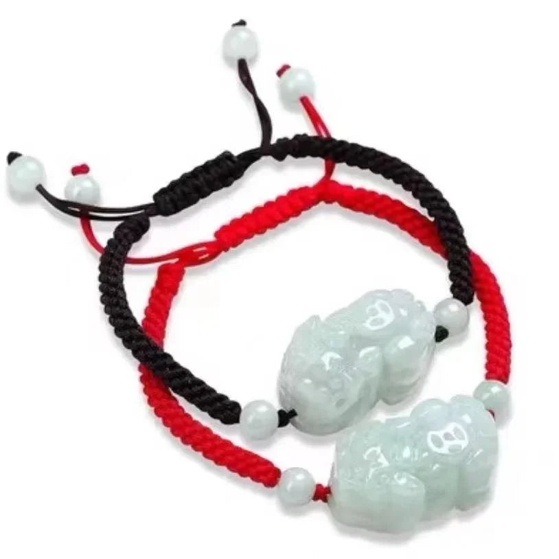 Burmesiska Jade Money Pixiu armband - 24 Timmar Deals