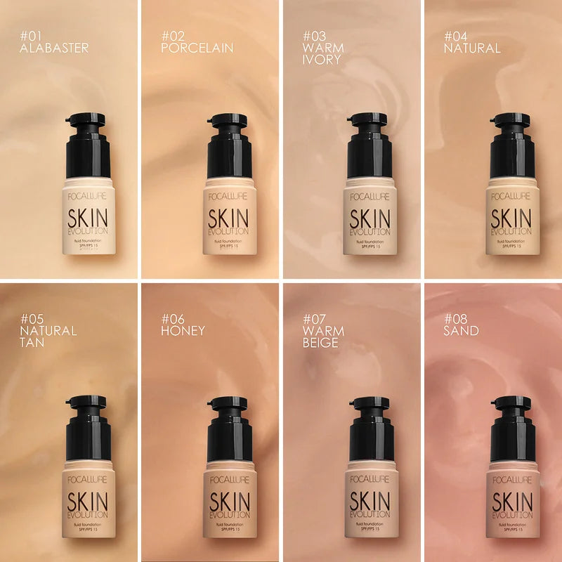 Waterproof Matte Face Liquid Foundation Full Coverage Concealer - 24 Timmar Deals
