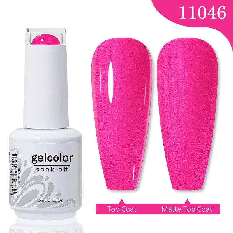 Pink Series Gellack 15ml Soak Off UV LED - 24 Timmar Deals