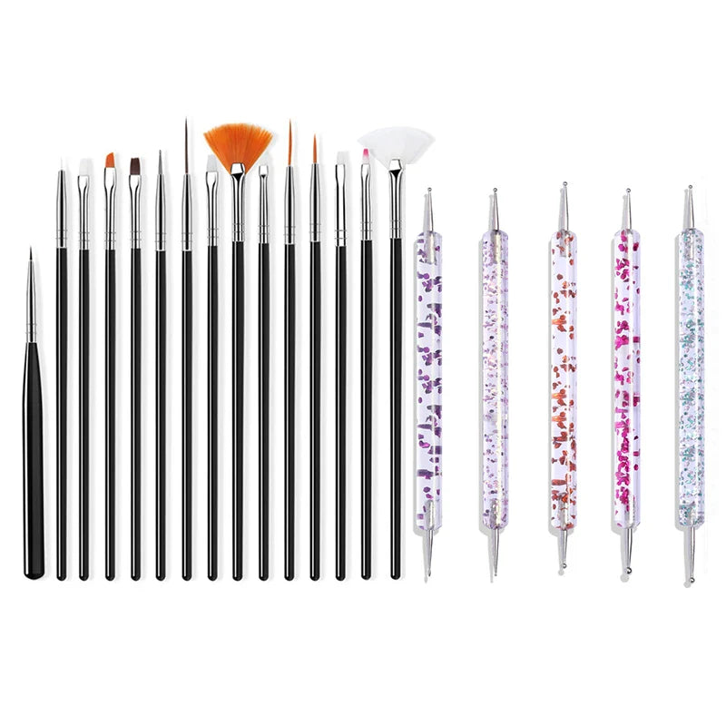 Nail Art Brush Ta bort Nail Dust Brush Akryl UV Gel Borstar - 24 Timmar Deals