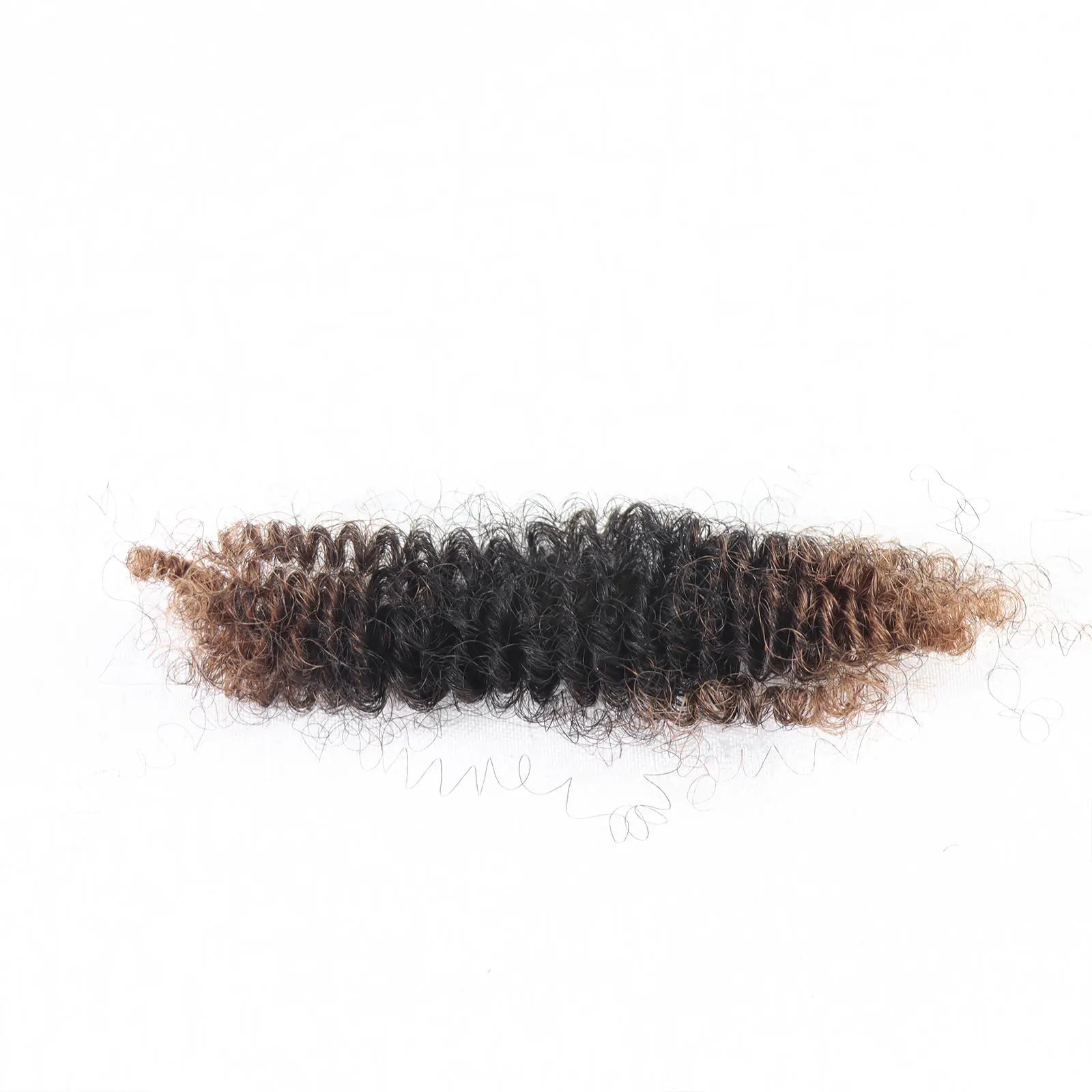 Afro Kinky lockigt människohår Bulk Dreadlock Virkad Flätning Färgat hårförlängning 50g - 24 Timmar Deals