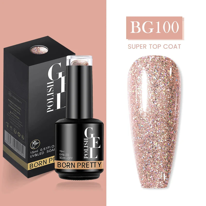 15ml Soak Off UV LED Gel Nail Polish Hybrid Varnish Nail Art Manicure 114 Colors Semi-Permanent Base Top Coat - 24 Timmar Deals