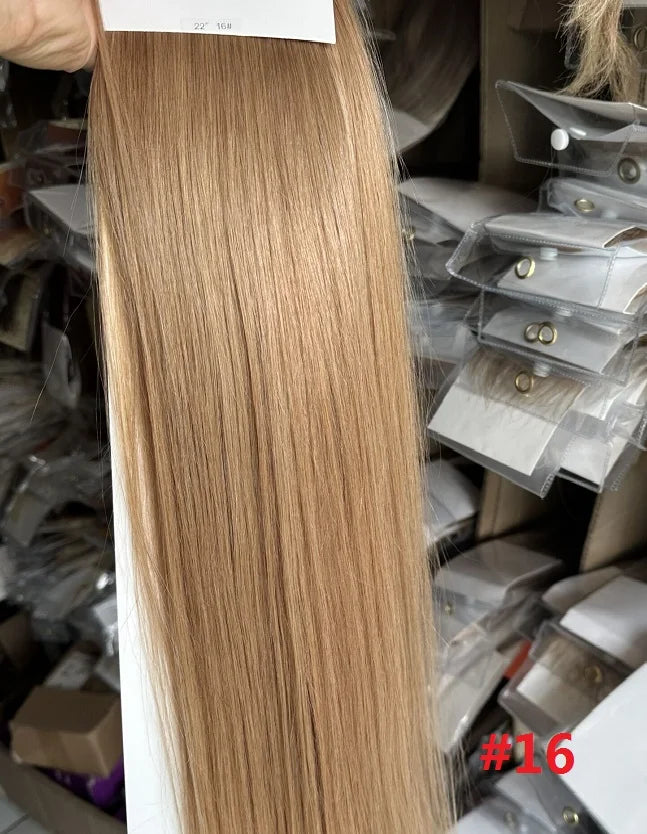 Halo Hair Extensions Brazilian Remy  Human Hair Extensions Secret Wire No Clip - 24 Timmar Deals