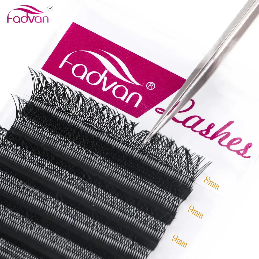 Automatic Flowering W Shape Bloom 3D 6D Premade Fans Eyelash Extensions Natural Soft Light Individual Volume Lashes - 24 Timmar Deals