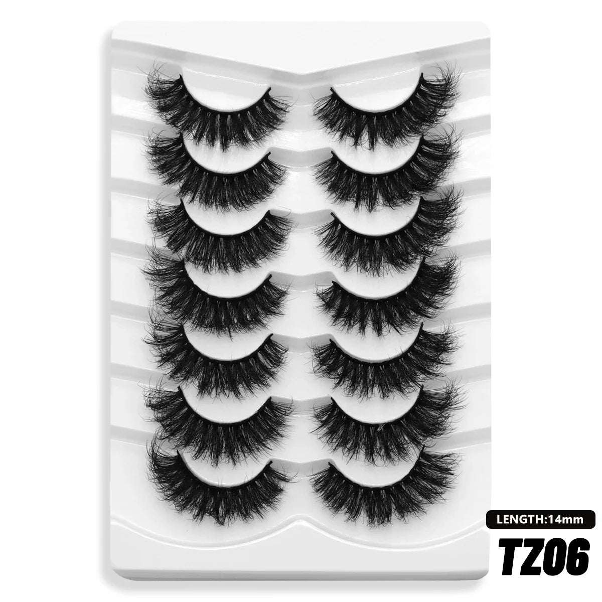 Lashes 5/7 Pairs Eyelashes Faux Mink Eyelashes Long Lasting Fluffy Mink Lashes Dramatic Volume lashes Extension Thick Long - 24 Timmar Deals