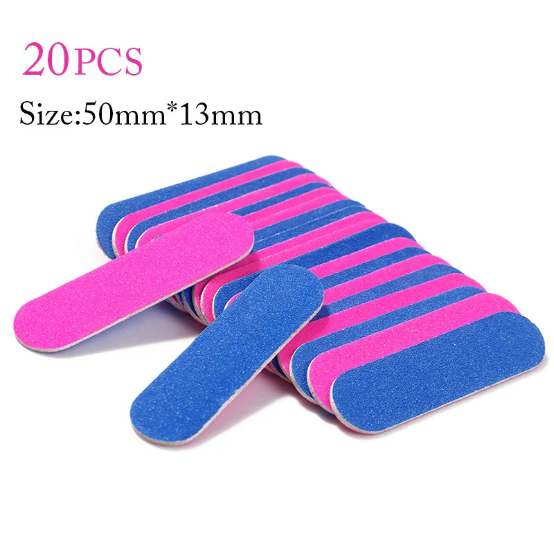 White Nail Art Buffers Sanding Block Buffing Grinding Polishing Block Nail File Buffer Pedicure Professional Nail Art Tool - 24 Timmar Deals